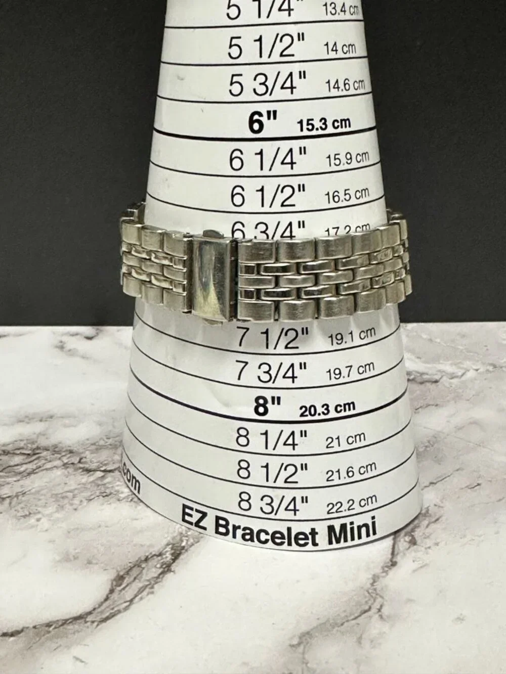 3/$30 Merona Watch Women Silver Tone Baton Indexes Round 38MM Dial 7.5